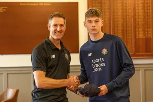 16-year-old Rocky Flintoff signs first professional contract with Lancashire