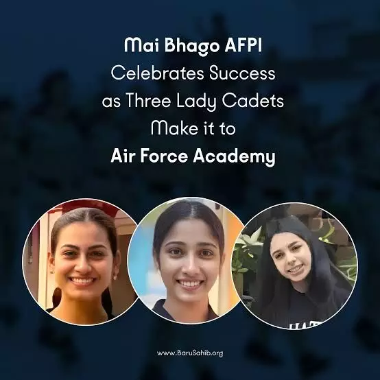 Punjab Soars High! 3 Girls From Mai Bhago AFPI Selected for Indian Air Force Academy Punjab Soars High! 3 Girls From Mai Bhago AFPI Selected for Indian Air Force Academy