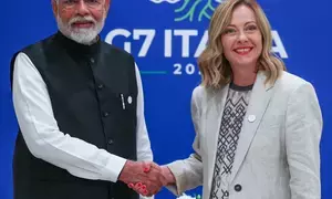 PM Modi holds bilateral talks with PMs of Italy, Japan on sidelines of G7 Summit