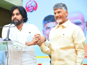 Chandrababu Naidu congratulates Pawan Kalyan on becoming Dy CM