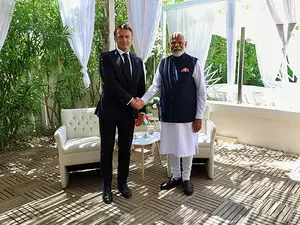PM Modi holds talks with French President Macron as India-France ties get stronger (Ld)