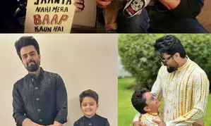 Comedian Maniesh Paul wishes Happy Birthday to his mini me
