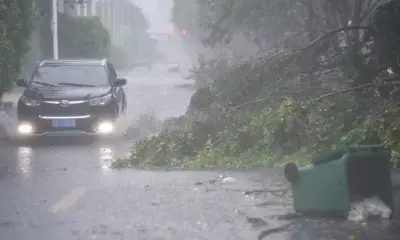Railway service suspended amid persistent heavy rain in China