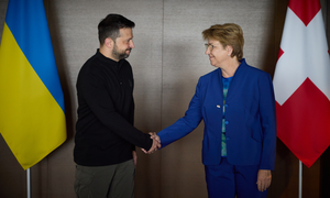 Zelensky tells Ukraine conference pressure on Moscow is increasing