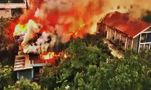 Fire breaks out near Manipur CMs bungalow; no casualties