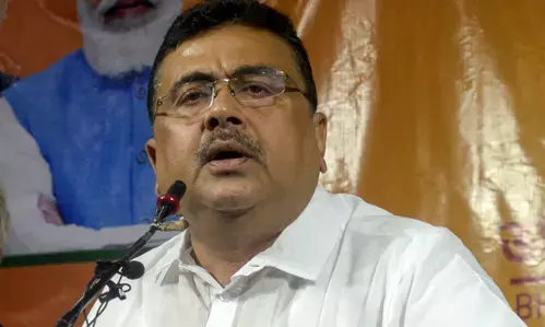 Suvendu Adhikari seeks police nod for sit-in with post-poll violence victims outside Raj Bhavan