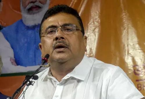 Suvendu Adhikari seeks police nod for sit-in with post-poll violence victims outside Raj Bhavan