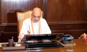 Amit Shah advises security forces to crush terrorism in J&K at all cost (Ld)