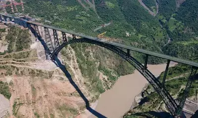 First trial run of Sangaldan-Reasi train on USBRL successfully completed