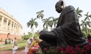No consultation: Kharge slams relocation of Mahatma, Dr Ambedkar statues in Parliament complex