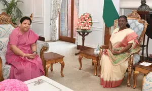 Manipur Governor apprises President about prevailing situation in the state