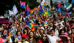 Pride march in Kiev for the first time since Russian invasion