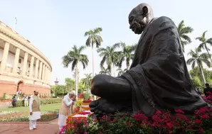 No consultation: Kharge slams relocation of Mahatma, Dr Ambedkar statues in Parliament complex