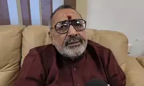 Giriraj Singh calls Congress black spot on India over EVM remarks