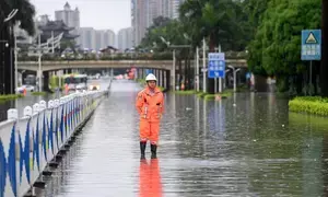 Heavy rain, floods causes severe damage in China