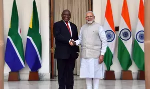 PM Modi congratulates South African President Ramaphosa on re-election