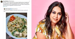 Swara Bhasker slams food bloggers proud to be vegetarian social media post