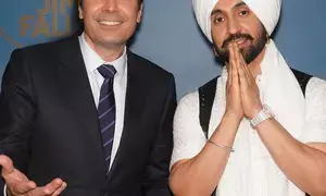 Jimmy Fallon says ‘Sat Sri Akal’ as Diljit Dosanjh teaches him Punjabi
