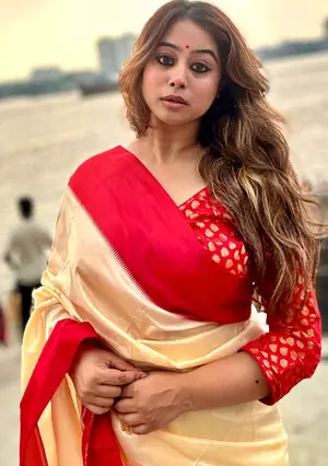 Incredible vibe, says Megha Sharma after unplanned visit to Neem Karoli Baba temple