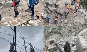 Tourists stranded in Sikkim: Armys Trishakti helping in relief operations