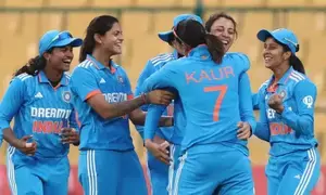 2nd ODI: Mandhana, Harmanpreet, Vastrakar shine as India beat South Africa by four runs; win series 2-0