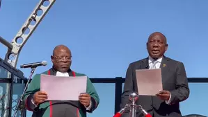 Cyril Ramaphosa takes oath of office for 2nd term as South Africa president