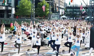 Indian Embassy celebrates International Yoga Day in Washington