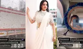 On her way to shoots, Deepika Singh soaks up the pleasures of Mumbai rains