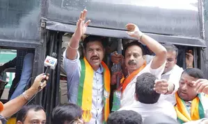 Price hike protest: K’taka BJP chief, other leaders detained