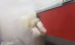 Two empty train coaches catch fire in Secunderabad