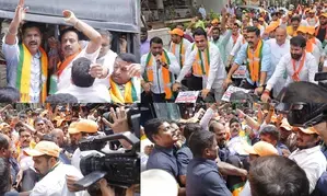 Fuel price hike protest: BJP leaders detained in Bluru