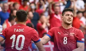 Euro 2024: Jovics last-gasp goal helps Serbia hold Slovenia to draw, recover from defeat to England