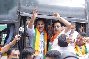 Price hike protest: K’taka BJP chief, other leaders detained Price hike protest: K’taka BJP chief, other leaders detained
