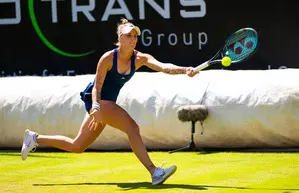 WTA Tour: Wimbledon champion Vondrousova retires with injury in Berlin; Rybakina sets up clash with Azarenka