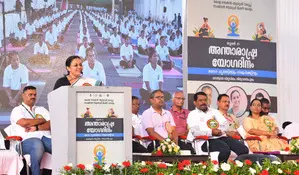 Kerala will set up 10,000 new yoga clubs: Health Minister Veena George Kerala will set up 10,000 new yoga clubs: Health Minister Veena George