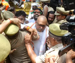 UP Congress stages protest over NEET row