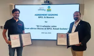 BPCL, Bounce Infinity join hands to launch eDrive stores to boost  EV adoption