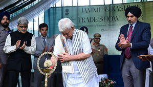 L-G Manoj Sinha inaugurates J&K Trade Show in Srinagar