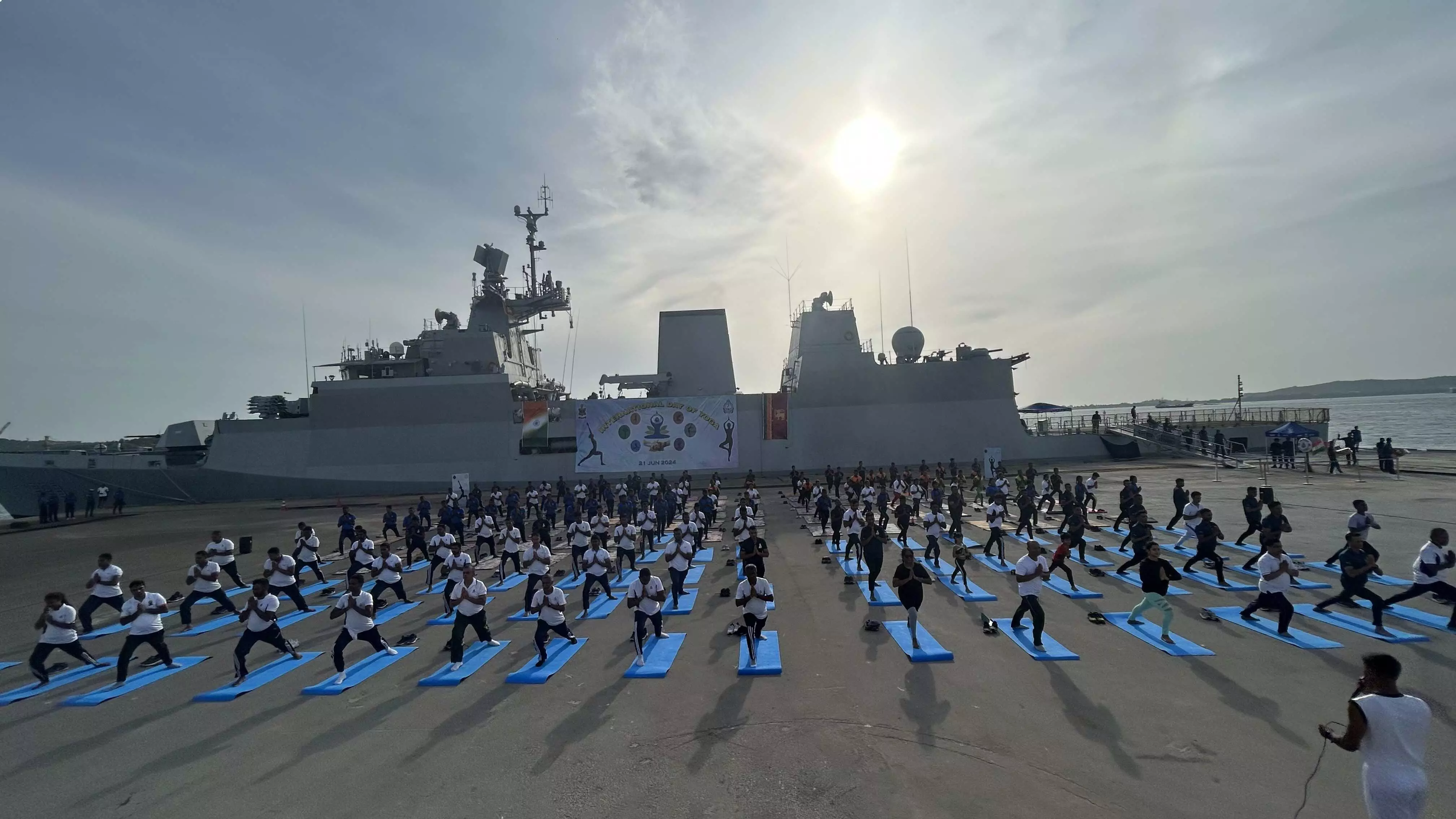 Indian Navy Celebrates 10th International Day of Yoga Across the Globe Indian Navy Celebrates 10th International Day of Yoga Across the Globe