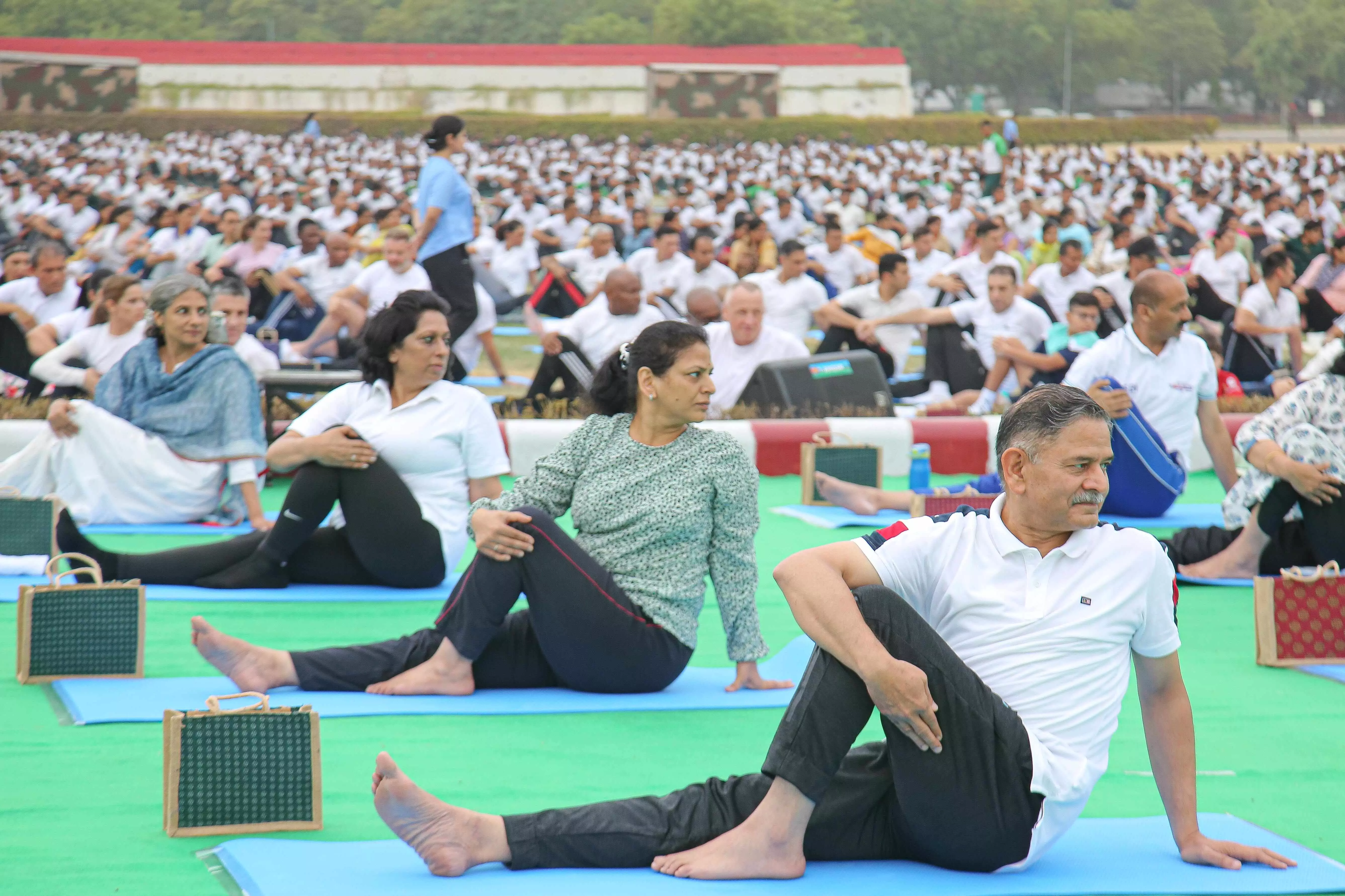 NCC Celebrates International Day of Yoga with 8 Lakh Cadets Across India NCC Celebrates International Day of Yoga with 8 Lakh Cadets Across India