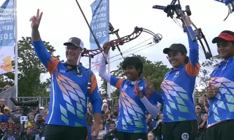Indian compound womens team secures hat-trick of gold medals at Archery World Cup