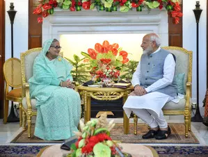 Transcending seas and space, PM Modi and Sheikh Hasina launch  futuristic India-Bangladesh partnership