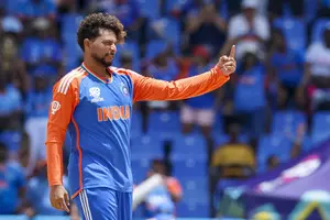 T20 World Cup: Hardik, Kuldeep star as India thrash Bangladesh by 50 runs, inch closer to semis (ld)