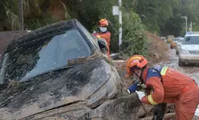 Eight missing after landslide in rain-drenched Chinas Hunan