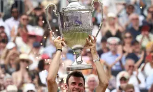 Tennis: Tommy beats Musetti to lift Queens trophy