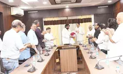 Tollywood personalities meet Andhra Deputy CM Pawan Kalyan, seek meeting with CM Naidu