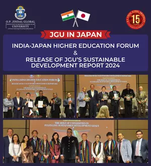JGUs Sustainable Development Report 2024 released in Tokyo at India-Japan Higher Education Forum JGUs Sustainable Development Report 2024 released in Tokyo at India-Japan Higher Education Forum