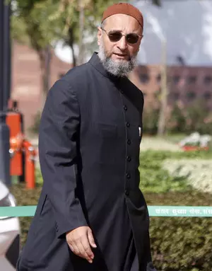 Owaisis Jai Palestine slogan in Lok Sabha draws BJPs wrath