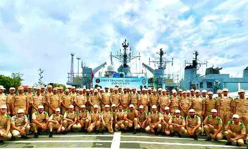 76 Saudi Naval Cadets Begin Training with Indian Navys First Training Squadron