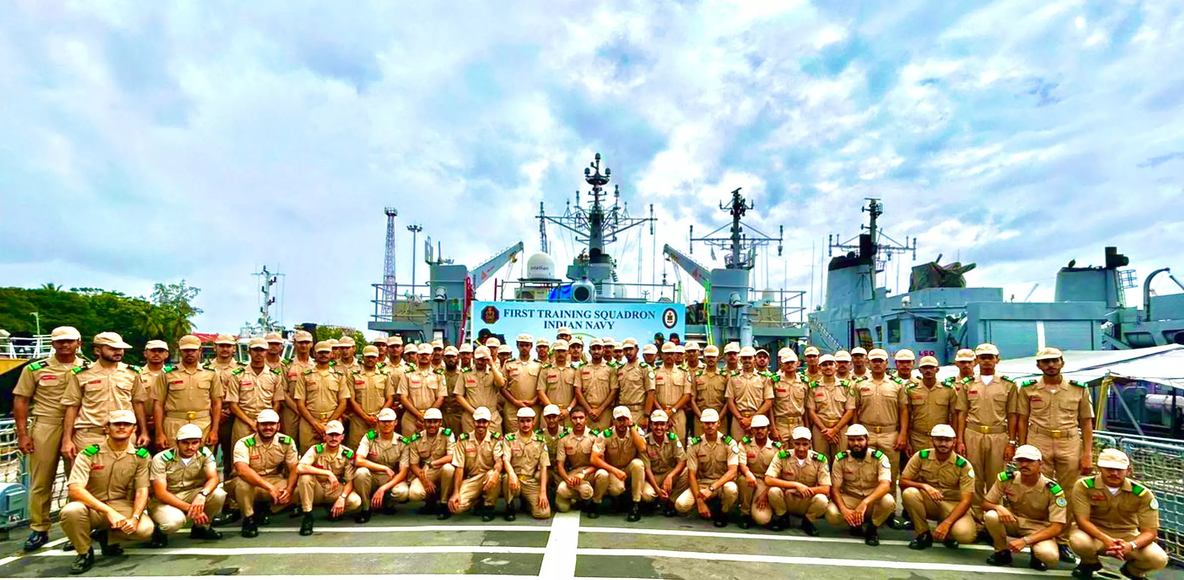 76 Saudi Naval Cadets Begin Training with Indian Navys First Training Squadron 76 Saudi Naval Cadets Begin Training with Indian Navys First Training Squadron